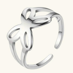 Silver Butterfly Ring | Margaret