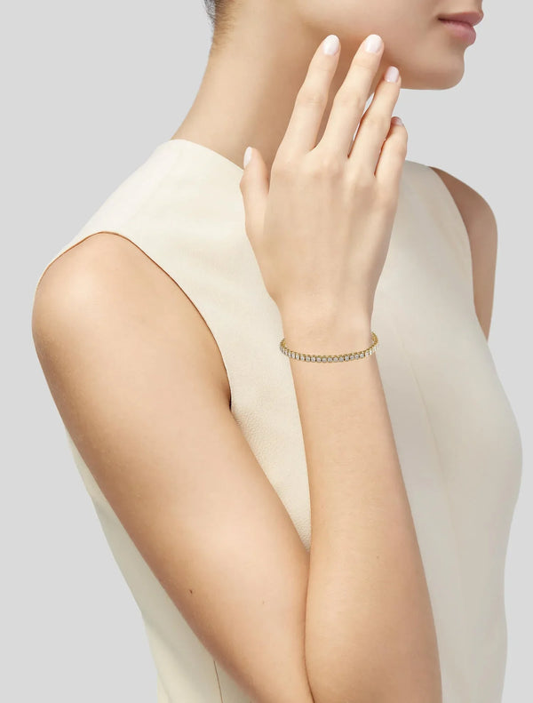 Tennis Gold Bracelet | Lisa