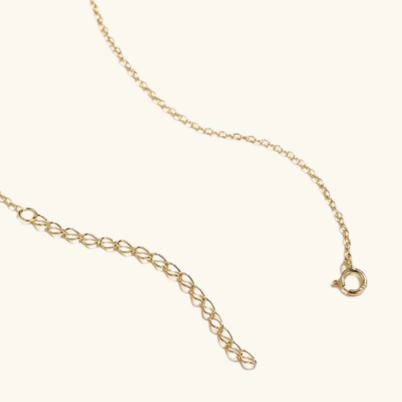 Gold letter necklace | Adeline